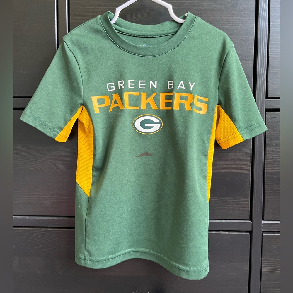 Green Bay Packers Kids Shirt - Green and Yellow